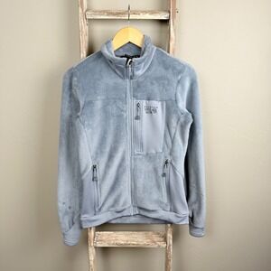 Women's Mountain Hardware Gray Fleece Up‎ Jacket size XSmall